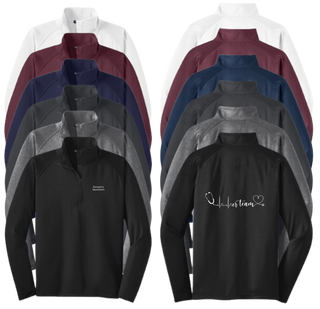 Emergency Department Stethoscope Mens 1/4 Zip Pullover (+ options)