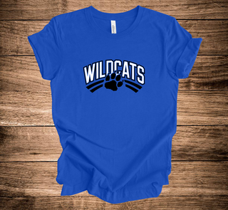 WC Wildcats Arched Over Paw (+ options)