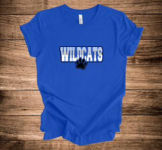 WC Wildcats Block Striped (+ options)