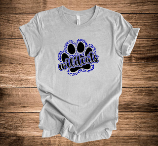 WC Wildcats Leopard Paw Outline (+ options)