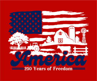 America Design #1 - Farm Scene (+ options)
