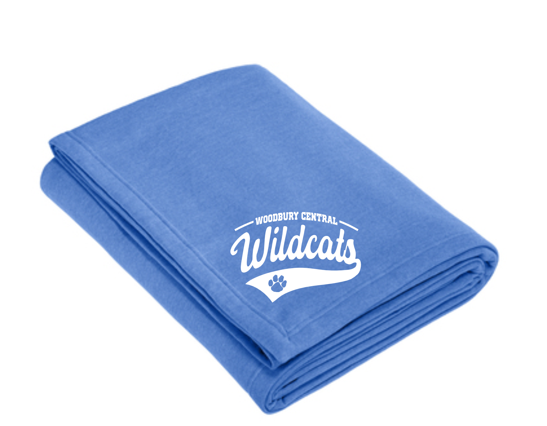 WC to DC Fundraiser - Port & Co™ Oversized Core Fleece Sweatshirt Blanket - Heather Royal