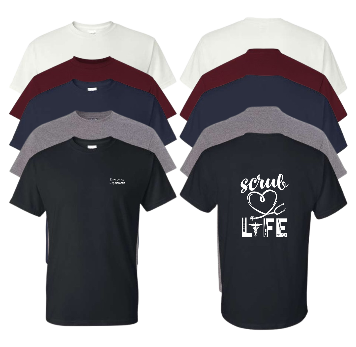 Emergency Department Scrub Life Cotton T-Shirt (+ options)
