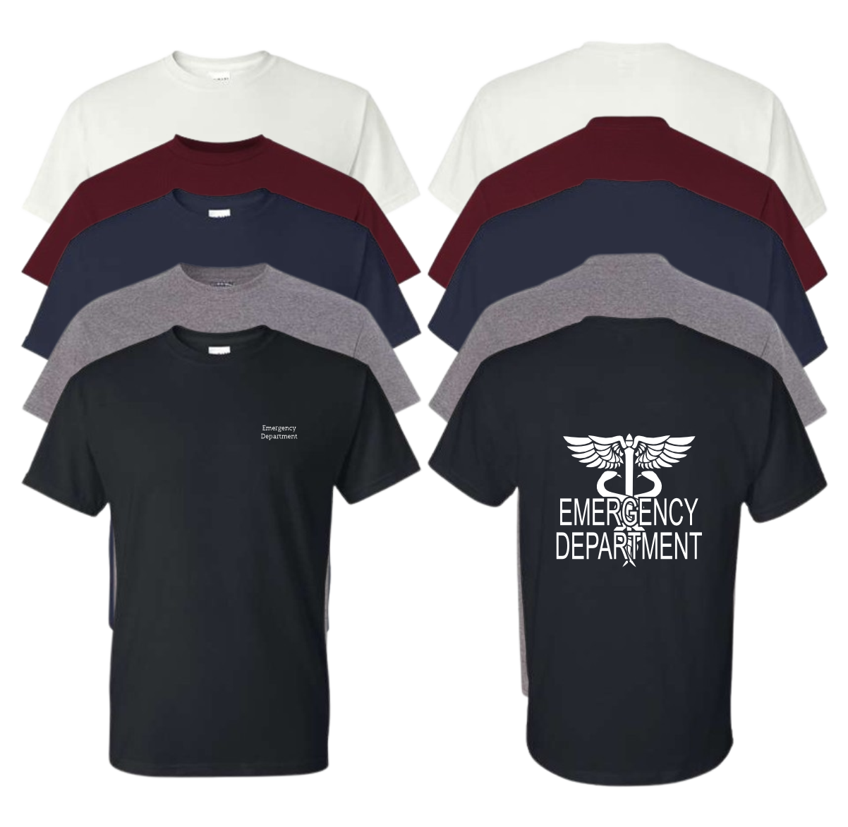 Emergency Department Caduceus Cotton T-Shirt (+ options)