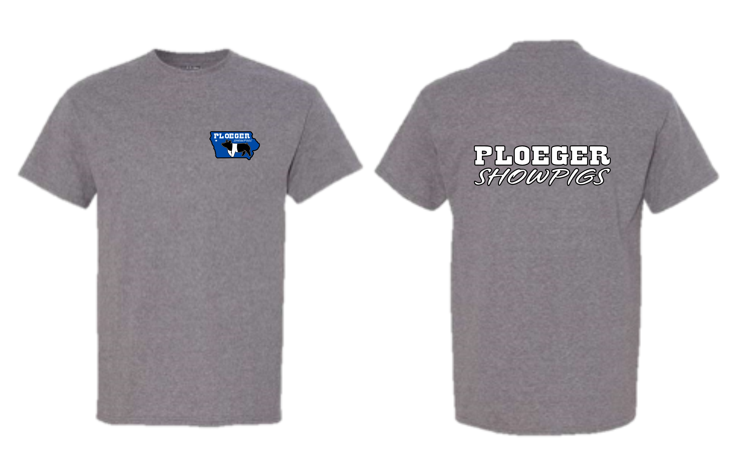 Ploeger Show Pigs Apparel - Heather Grey (+ options)