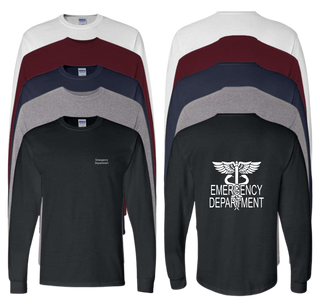 Emergency Department Caduceus Cotton Long Sleeve T-Shirt (+ options)