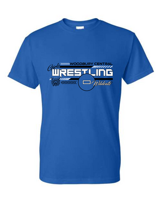 Woodbury Central Girls Wrestling - Design #1 - Royal Apparel (+ options)