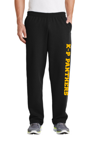 KP Panthers Cotton Sweatpant - Black (+ logo options)