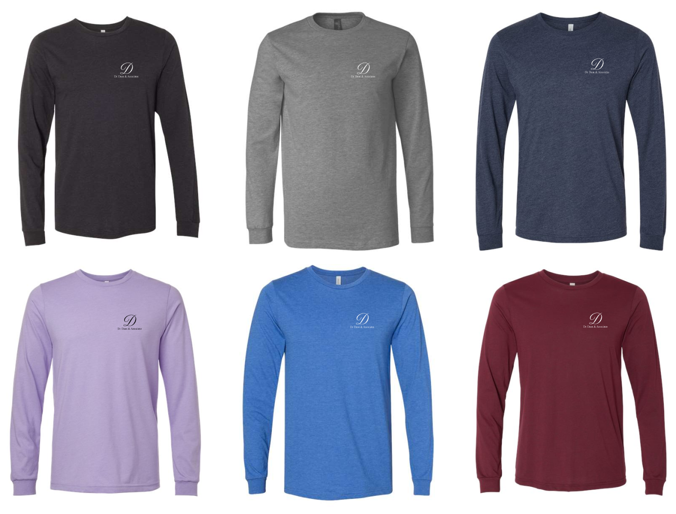 Dr Dean & Associates - Bella+Canvas Long Sleeve T-Shirt (+ options)