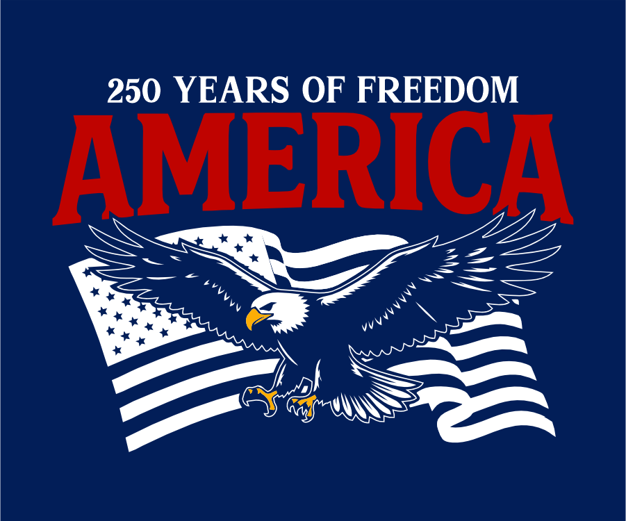 America Design #1 - Flag Eagle (+ options)