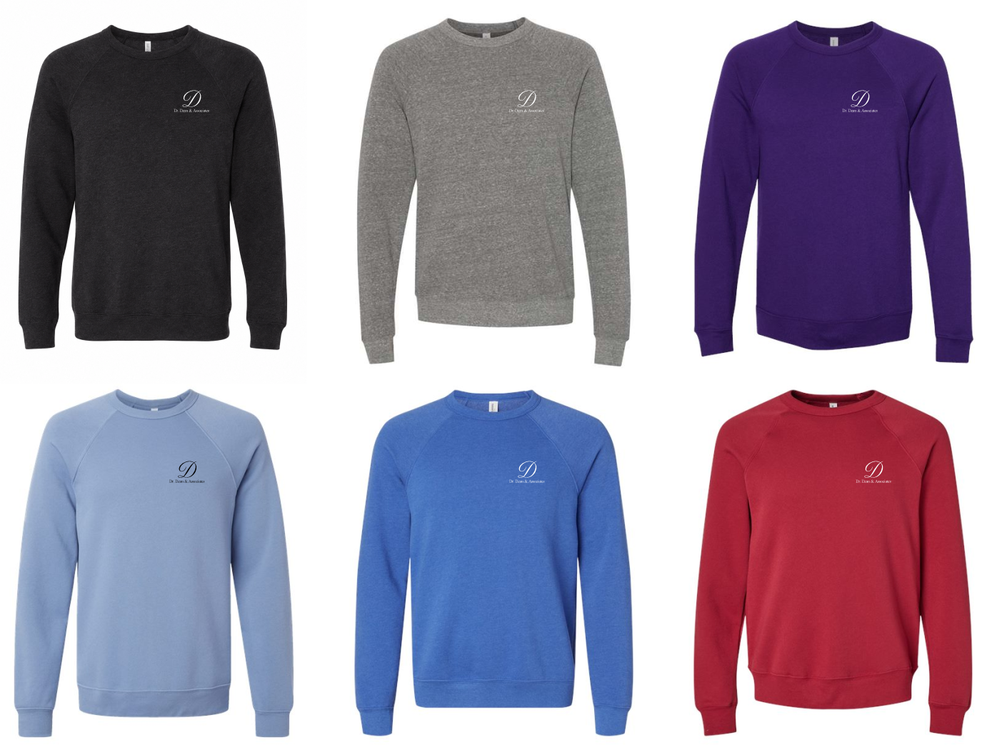 Dr Dean & Associates - Bella+Canvas Crewneck Sweatshirt (+ options)