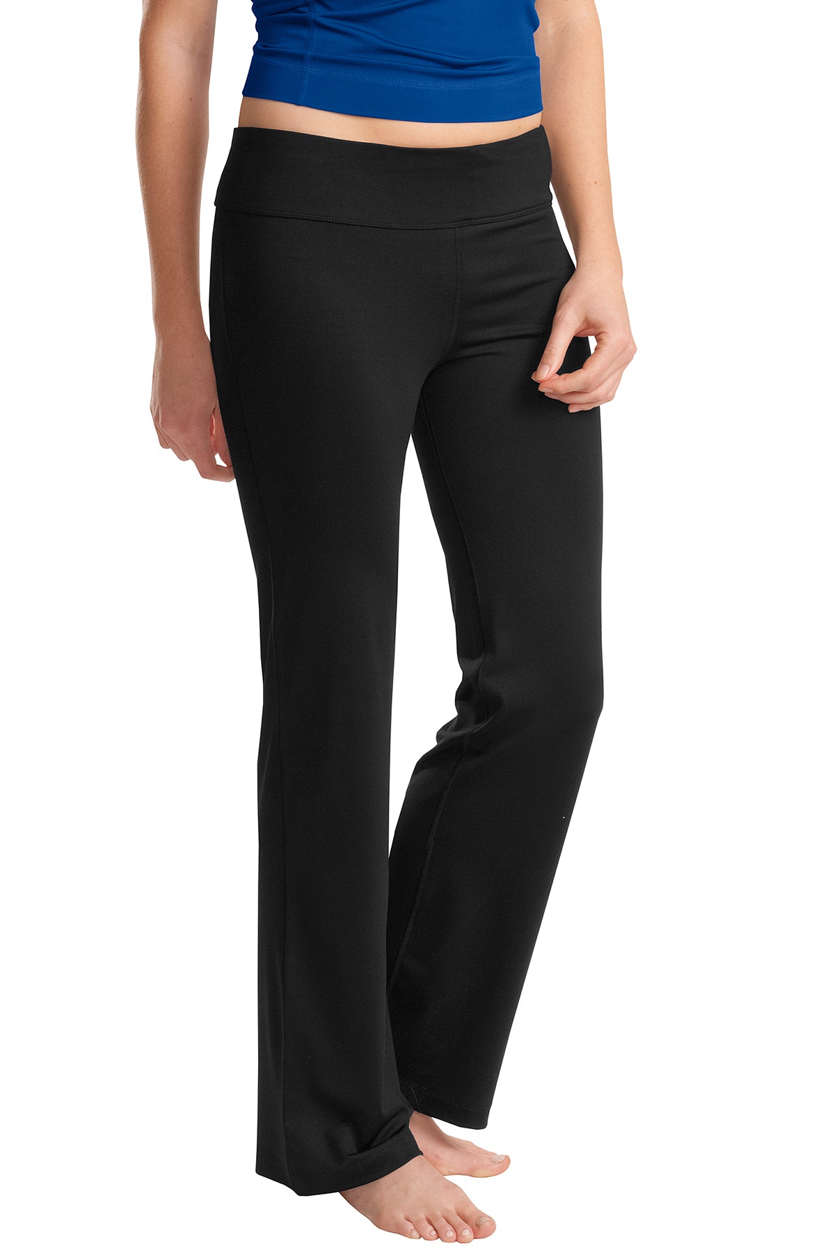 Kingsley-Pierson Girls Basketball Apparel - Black Sport-Tek Yoga Pant