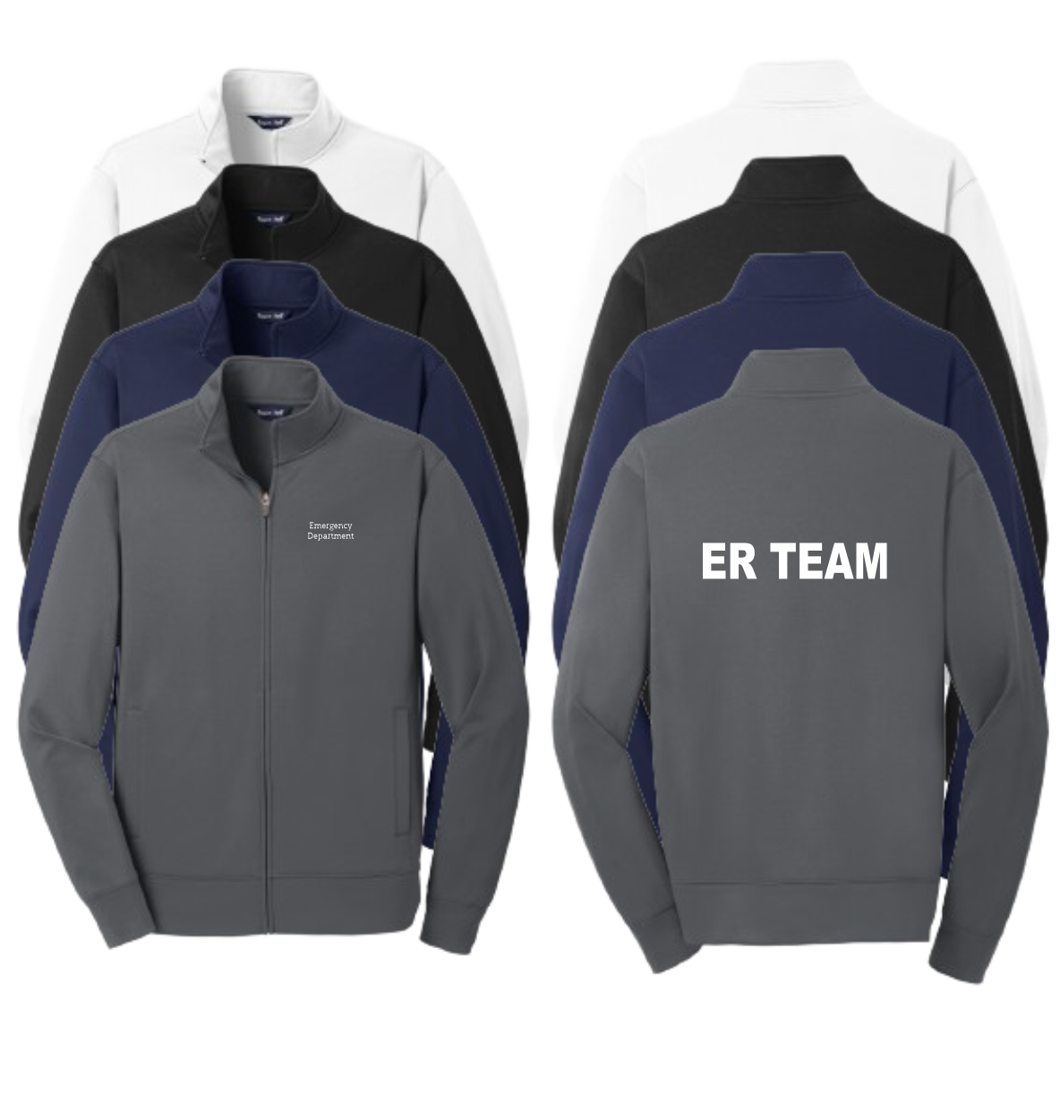 Emergency Department ER Team Ladies Full Zip Jacket (+ options)
