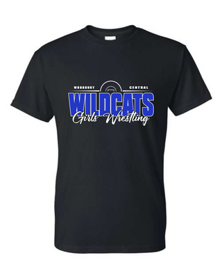 Woodbury Central Girls Wrestling - Design #2 - Black Apparel (+ options)
