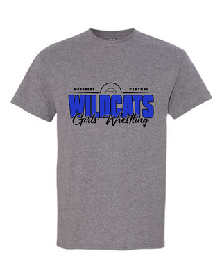 Woodbury Central Girls Wrestling - Design #2 - Grey Apparel (+ options)