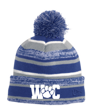 WC to DC Fundraiser - Striped Pom Beanie