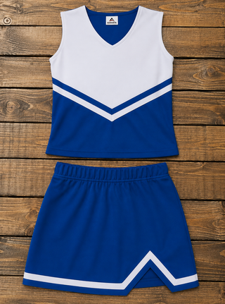 Cheer Uniforms - Royal w/ mascot name of your choice