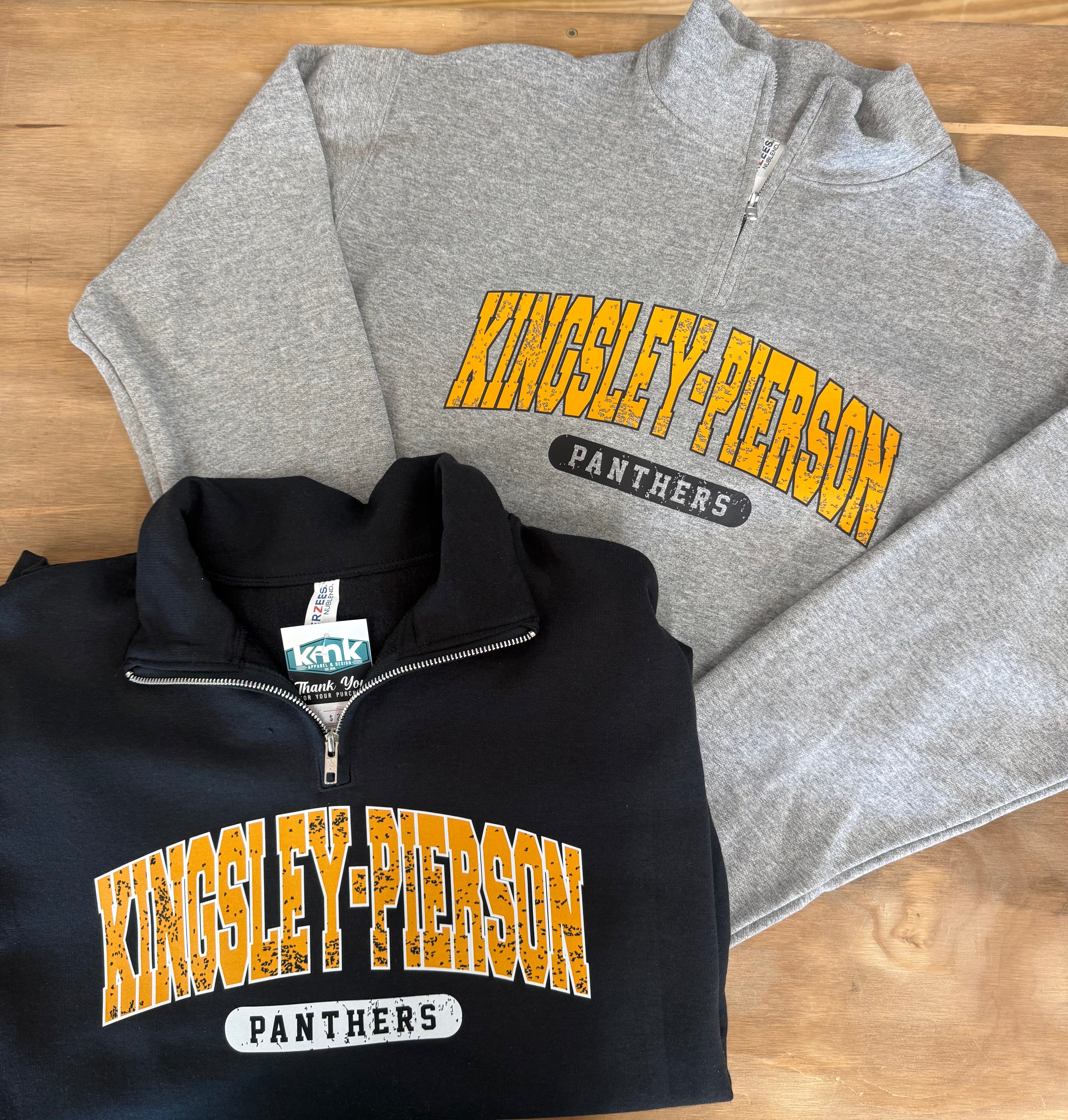 Winter Clearance - Black 1/4 Zip Sweatshirt - Multiple Sizes Available