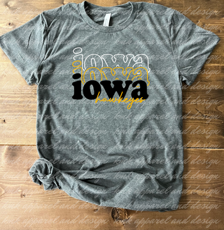 Hawkeyes Iowa Fade (+ options)