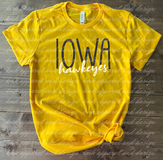 Hawkeyes Iowa Script (+ options)
