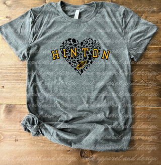 Hinton Blackhawks Leopard Heart (+ options)