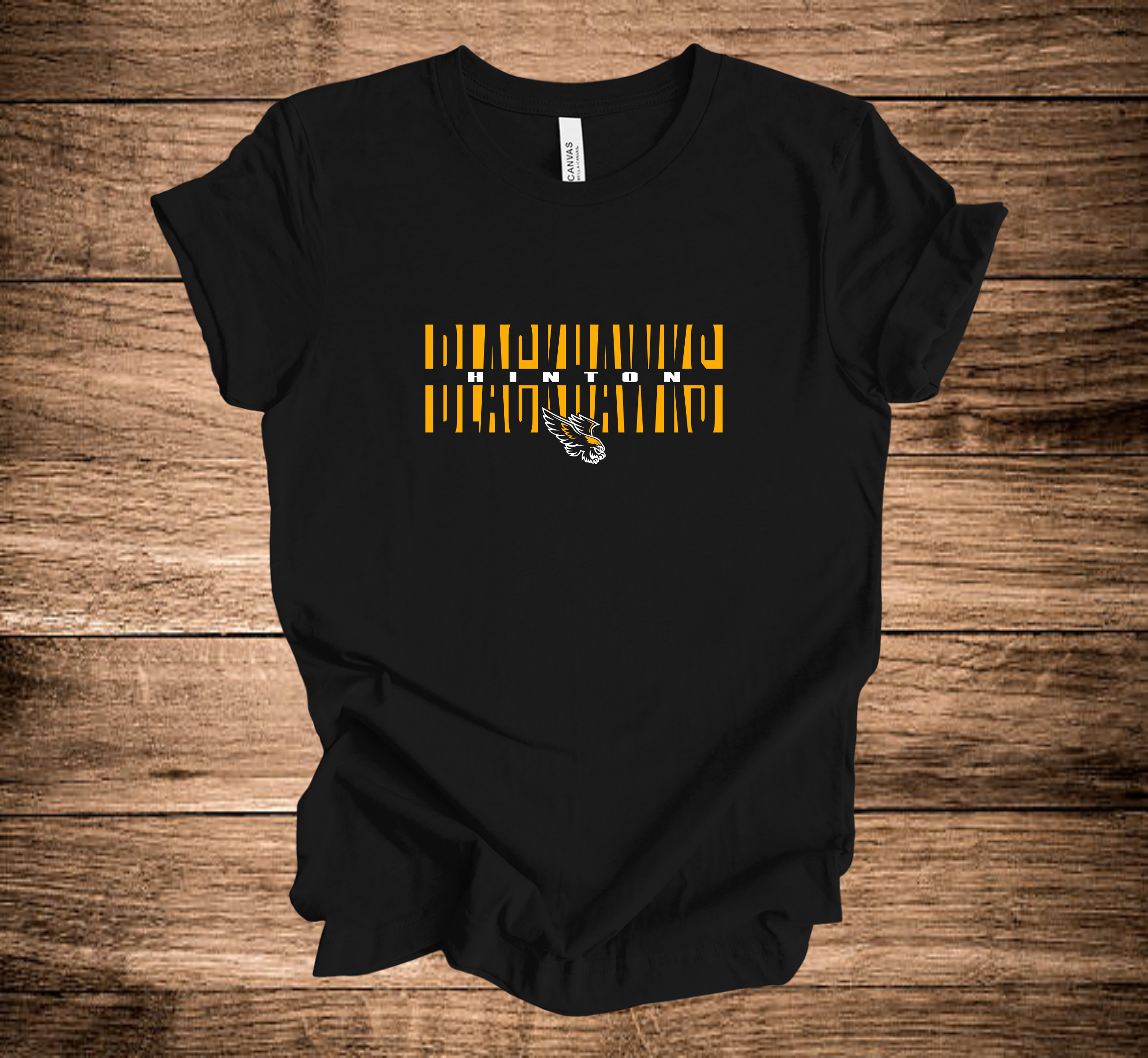 Hinton Blackhawks Through Block Cut Out (+ options)