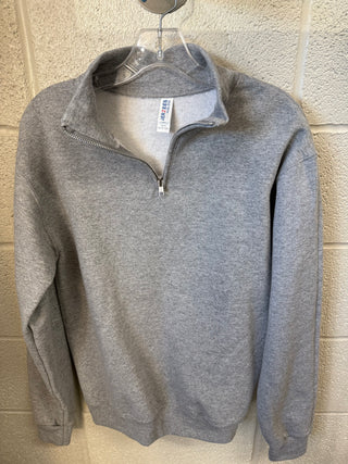 Winter Clearance - Grey 1/4 Zip Sweatshirt - Multiple Sizes Available