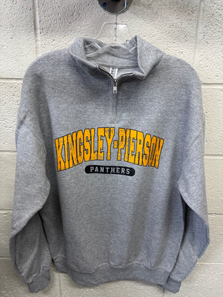 Winter Clearance - Grey 1/4 Zip Sweatshirt - Adult Medium