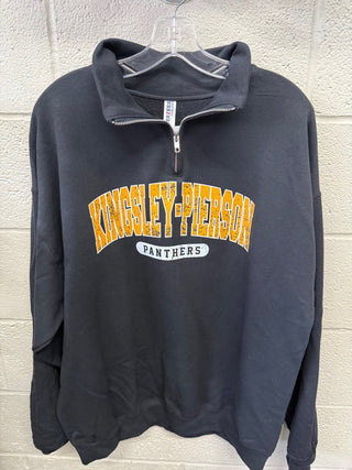 Winter Clearance - Black 1/4 Zip Sweatshirt - Multiple Sizes Available