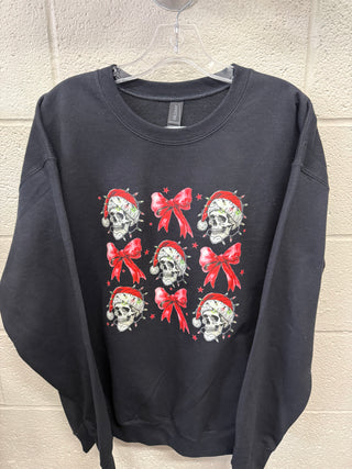 Winter Clearance - Skeleton Xmas - Adult Large