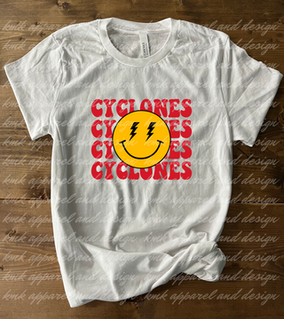 ISU Cyclones Groovy Smiley (+ options)