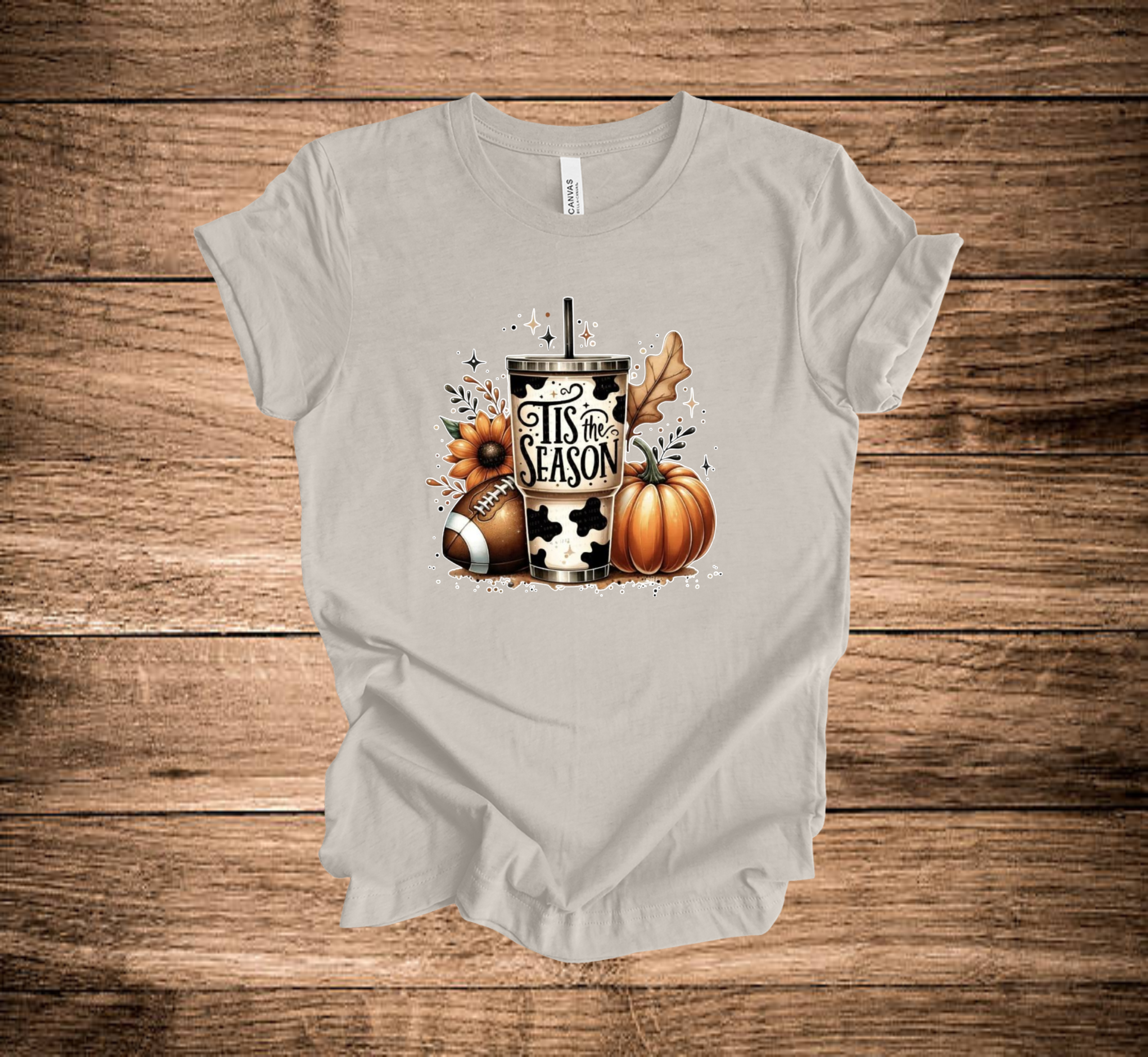 KMK Design Fall Tis The Season Fall Pumpkin Football (+ options)