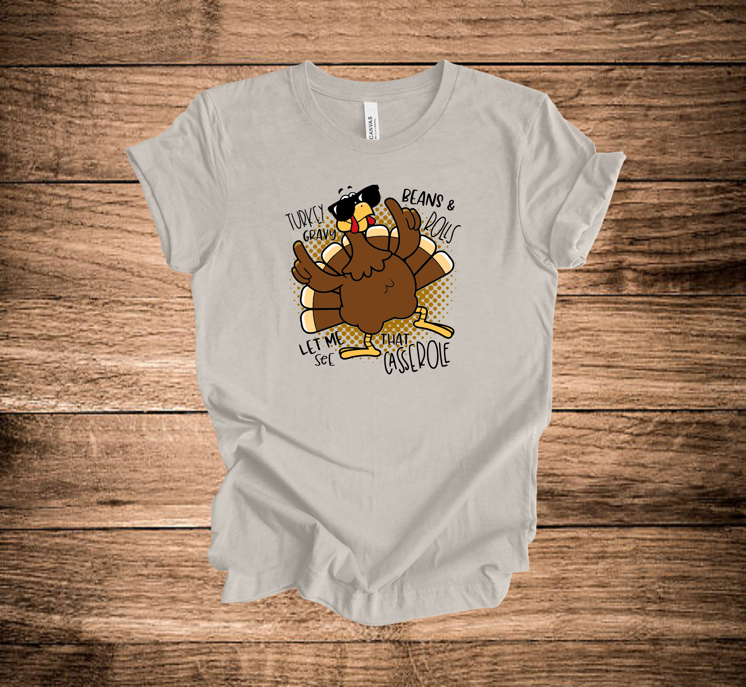 KMK Design Fall Turkey Gravy Beans Roll Let Me See That Casserole (+ options)