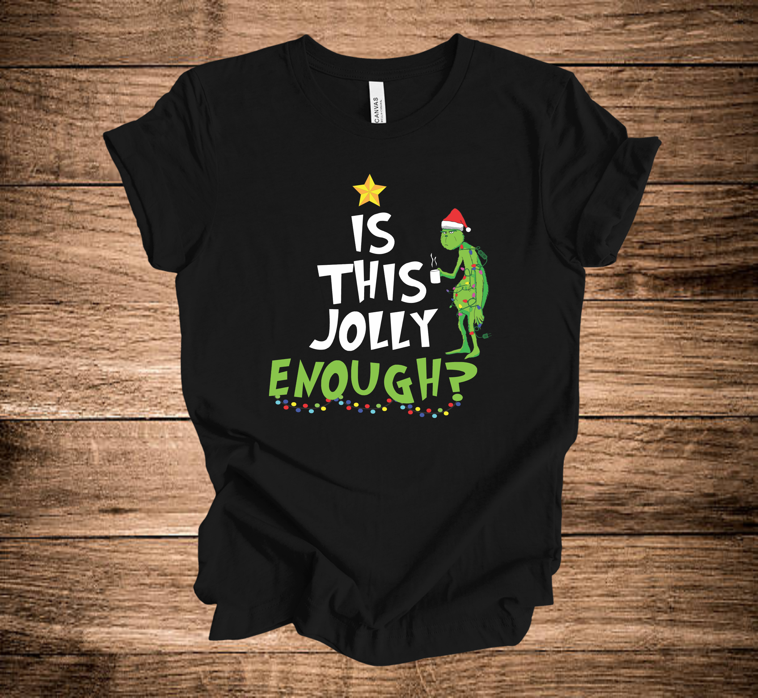 KMK Design Is This Jolly Enough Grinch Christmas (+ options)
