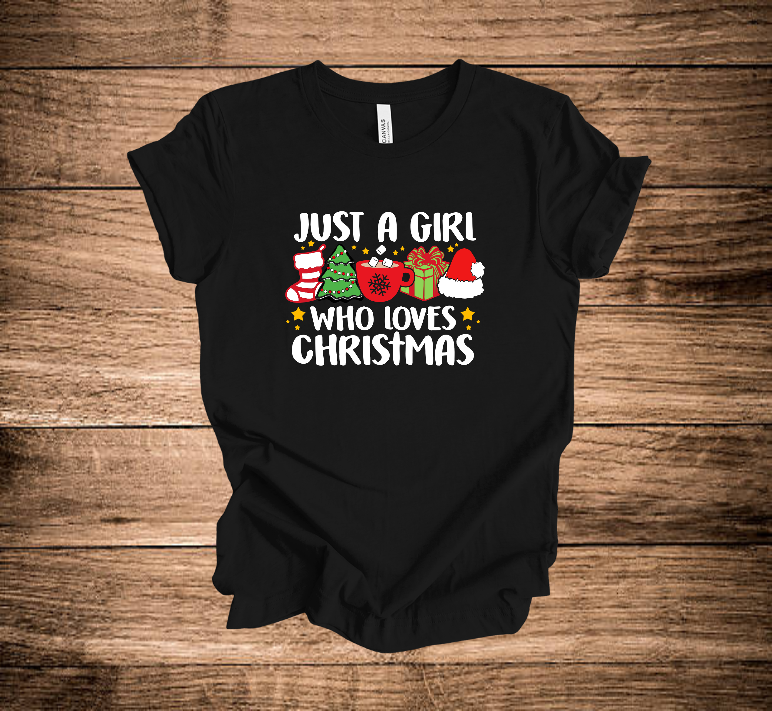 KMK Design Just A Girl Who Loves Christmas Stars (+ options)