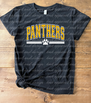 KP Panthers Panthers Outline Line Line Paw (+ options)