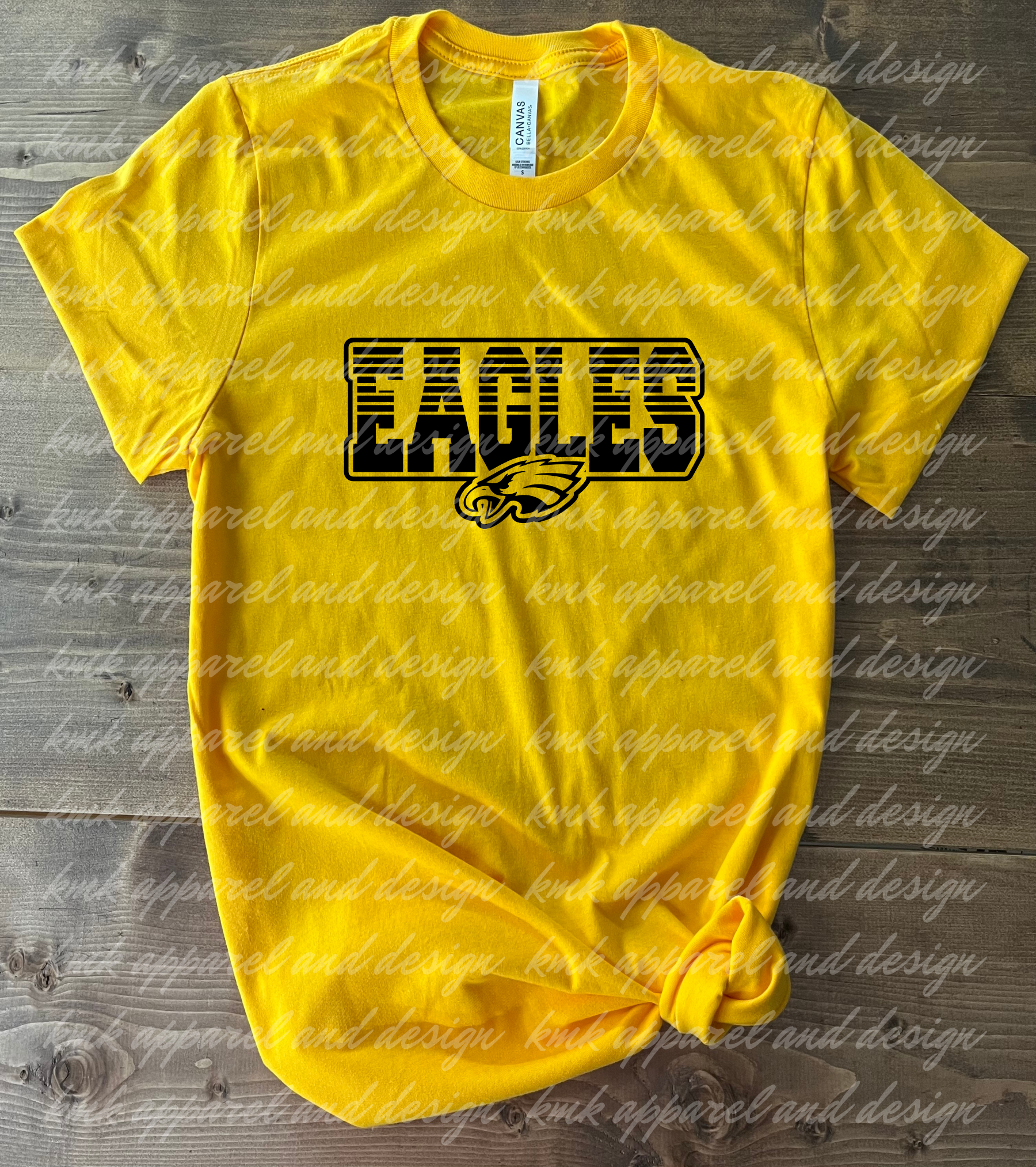 LB Eagles Block Striped Outline (+ options)