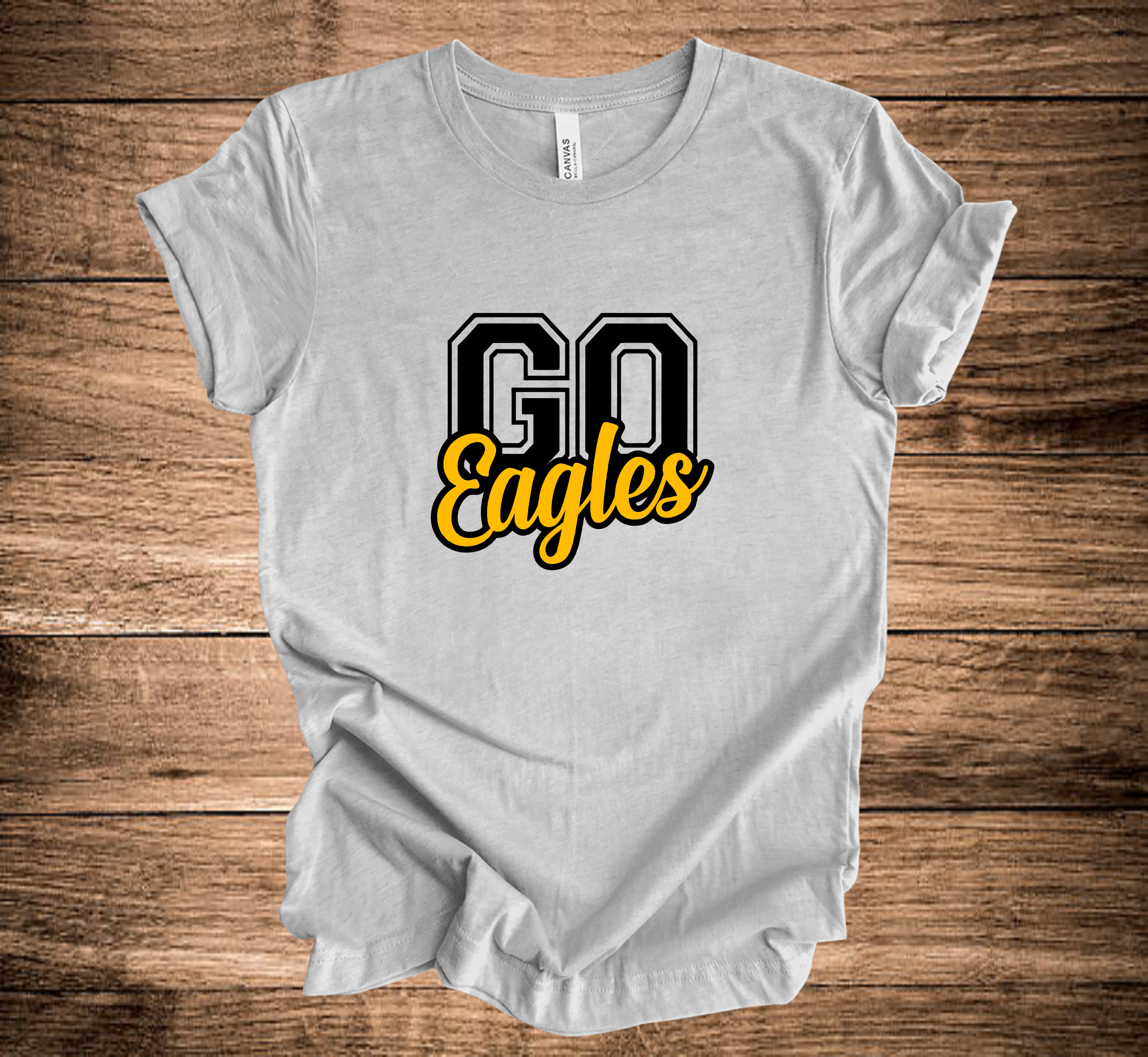 LB Eagles Go Outline Script Under (+ options) – KMK Apparel & Design LLC