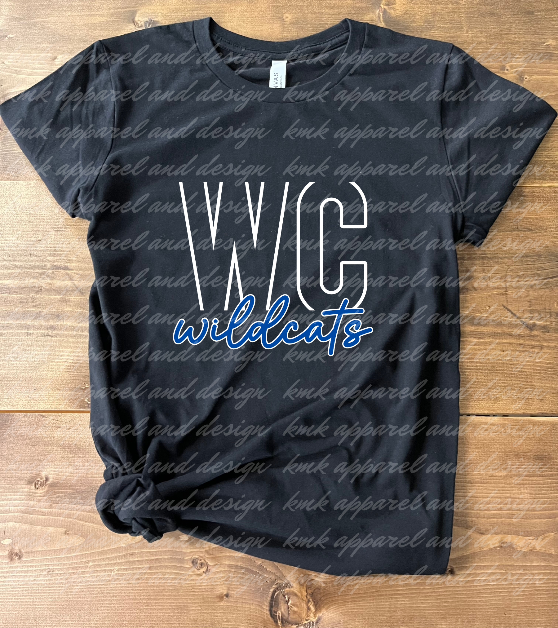 WC Wildcats Block Outline Script (+ options)