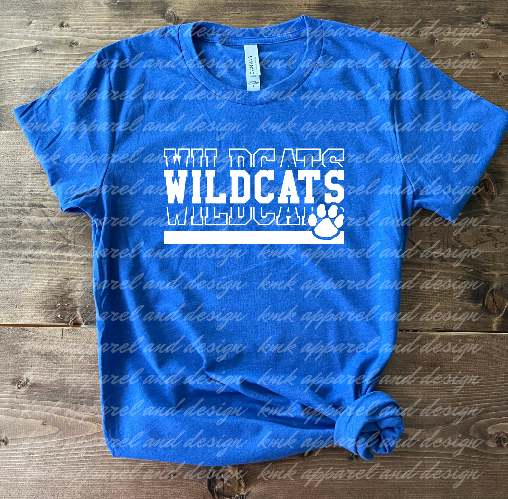 WC Wildcats Repeat Underline (+ options)