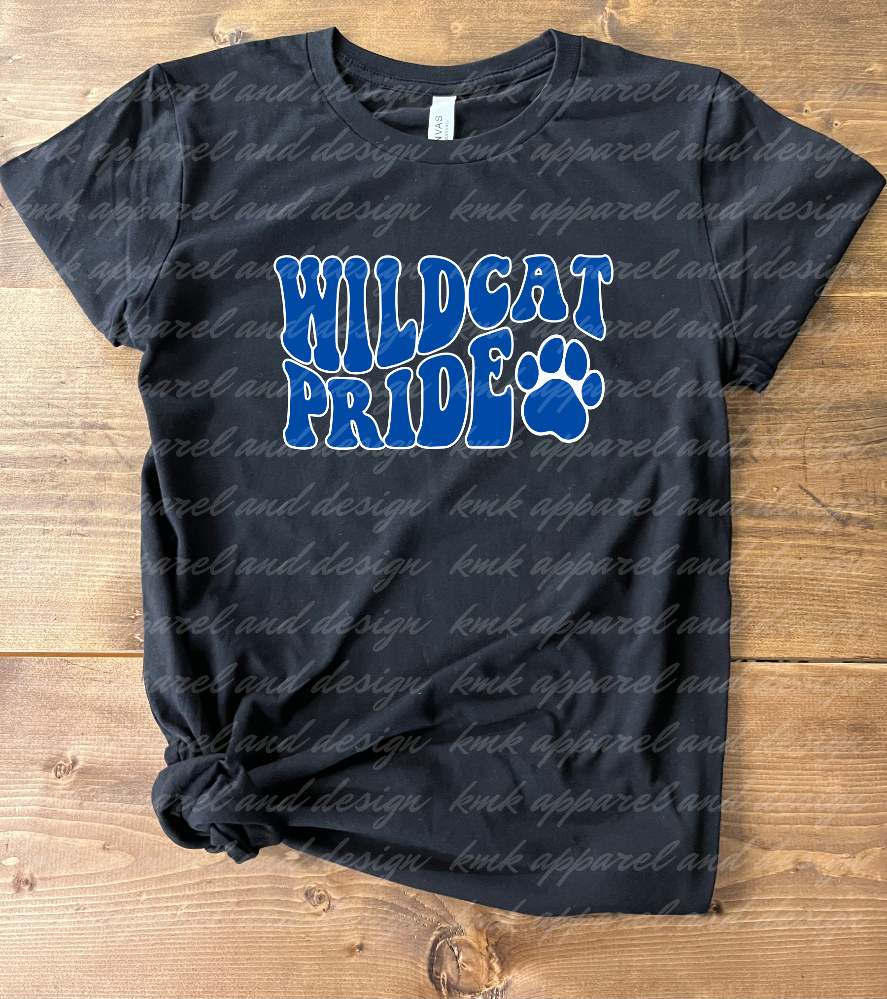 WC Wildcats Retro Pride Paw (+ options)