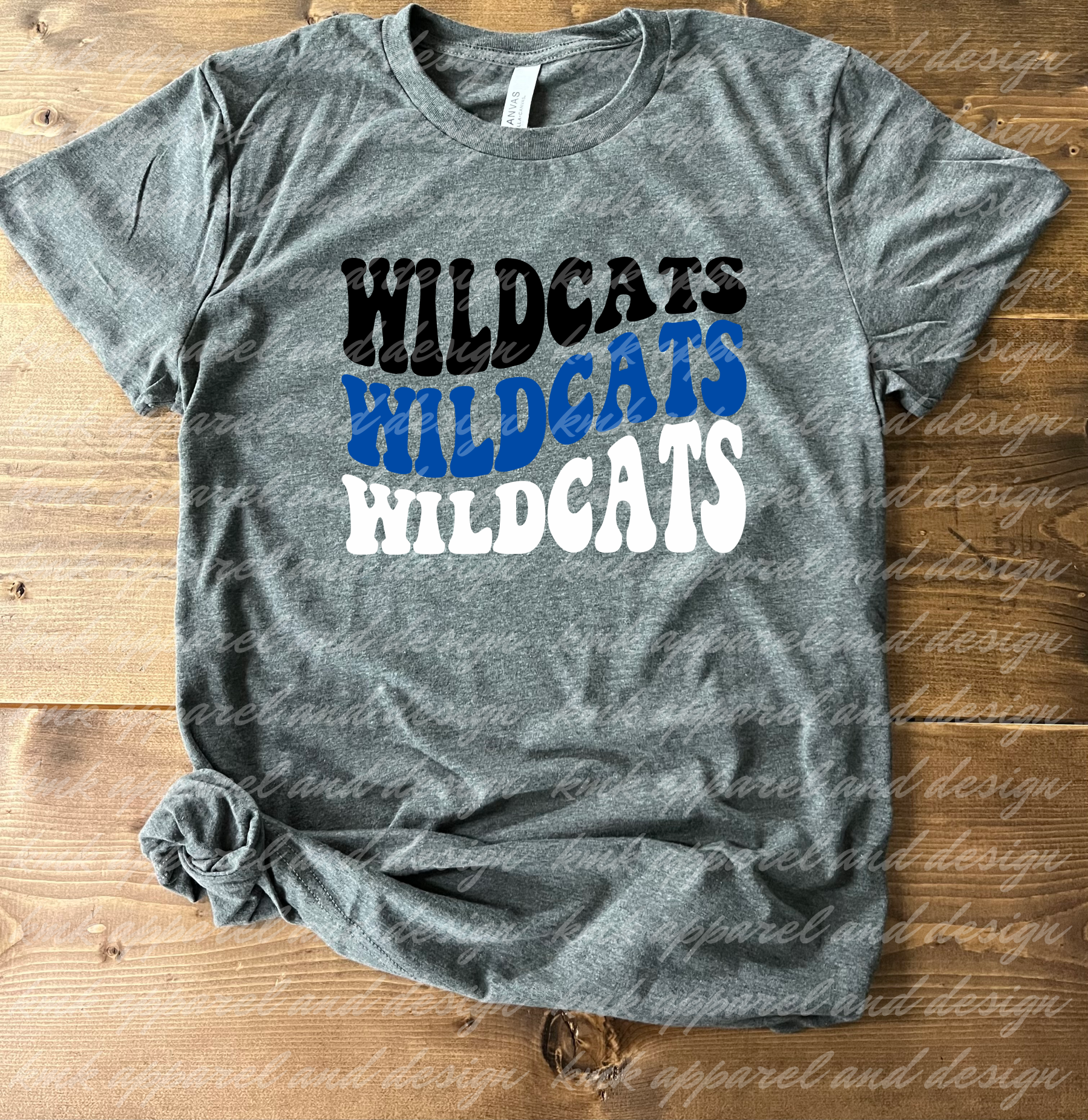 WC Wildcats Retro Repeat (+ options)