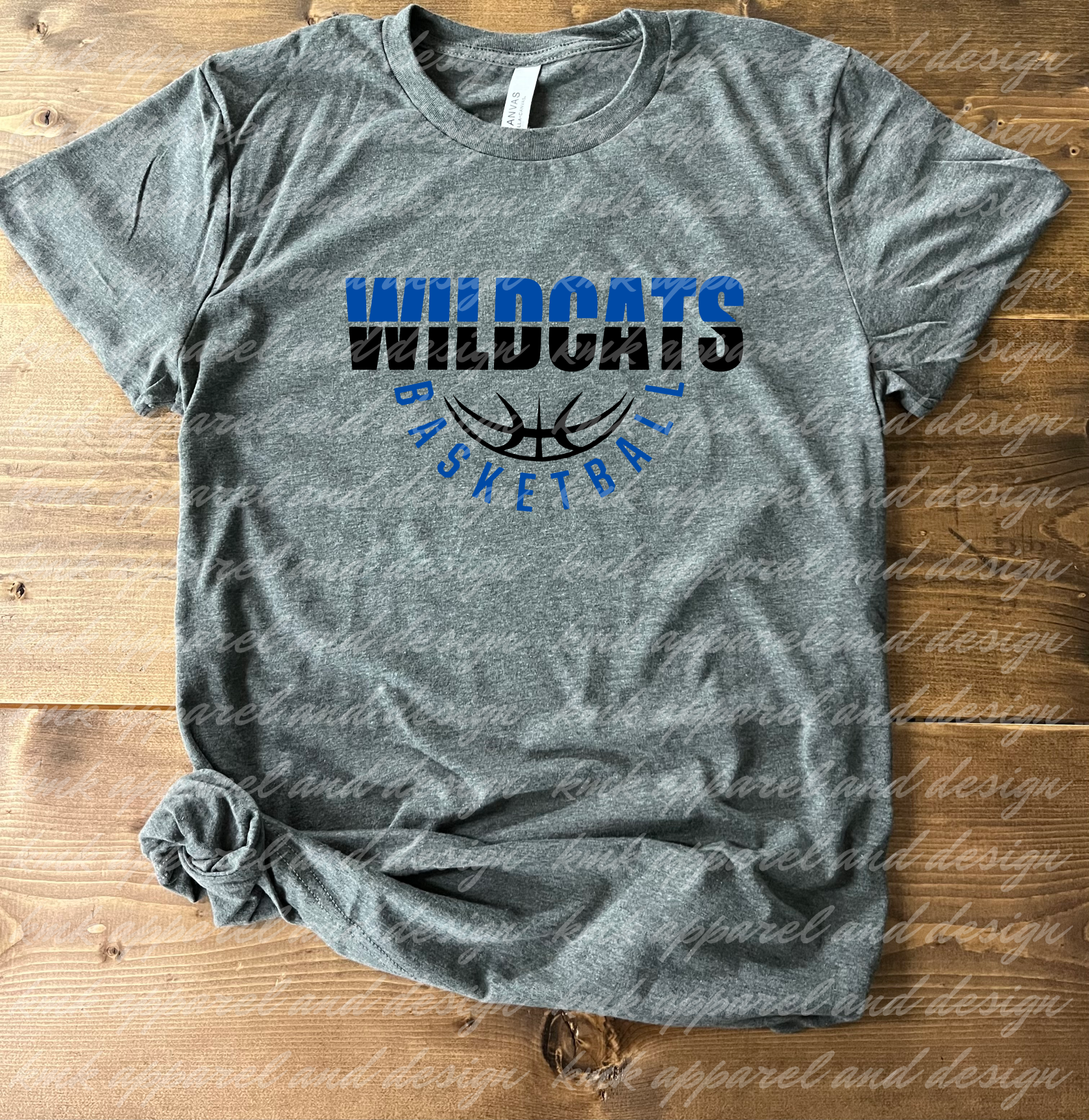 WC Wildcats Split Basketball (+ options)