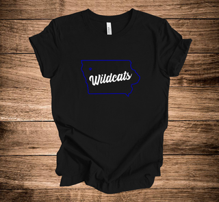 WC Wildcats State Outline (+ options)