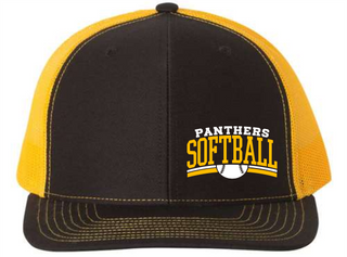 Kingsley-Pierson Softball Apparel - Black/Gold Baseball Hat