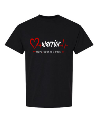 Heart Warrior Fundraiser - Black Apparel (+ options)