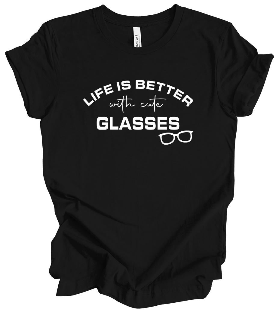 Vision Collection - Life Is Better With Cute Glasses (+ black options)
