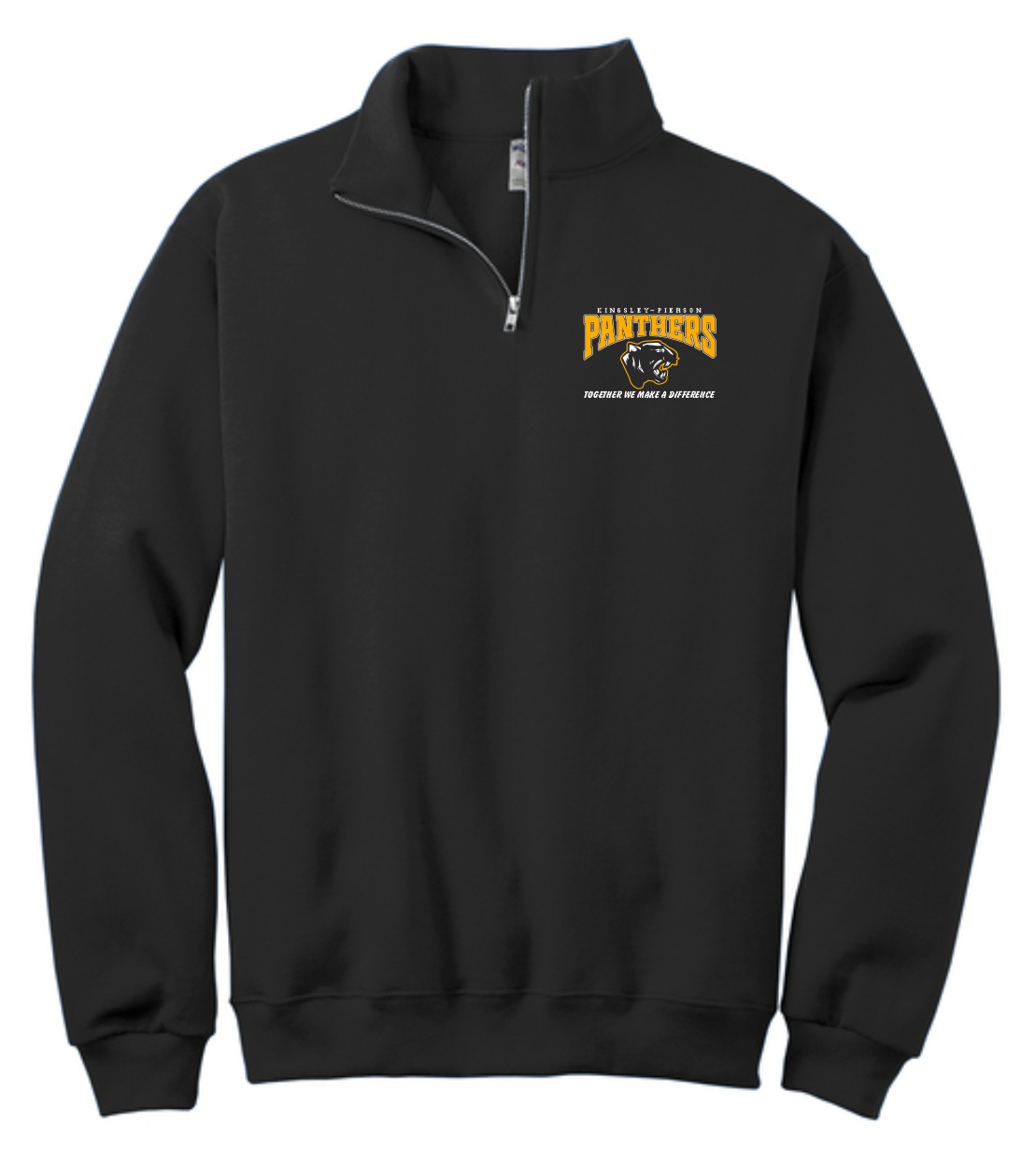 Kingsley-Pierson Staff Wellness Wednesday - Black Jerzees Quarter Zip