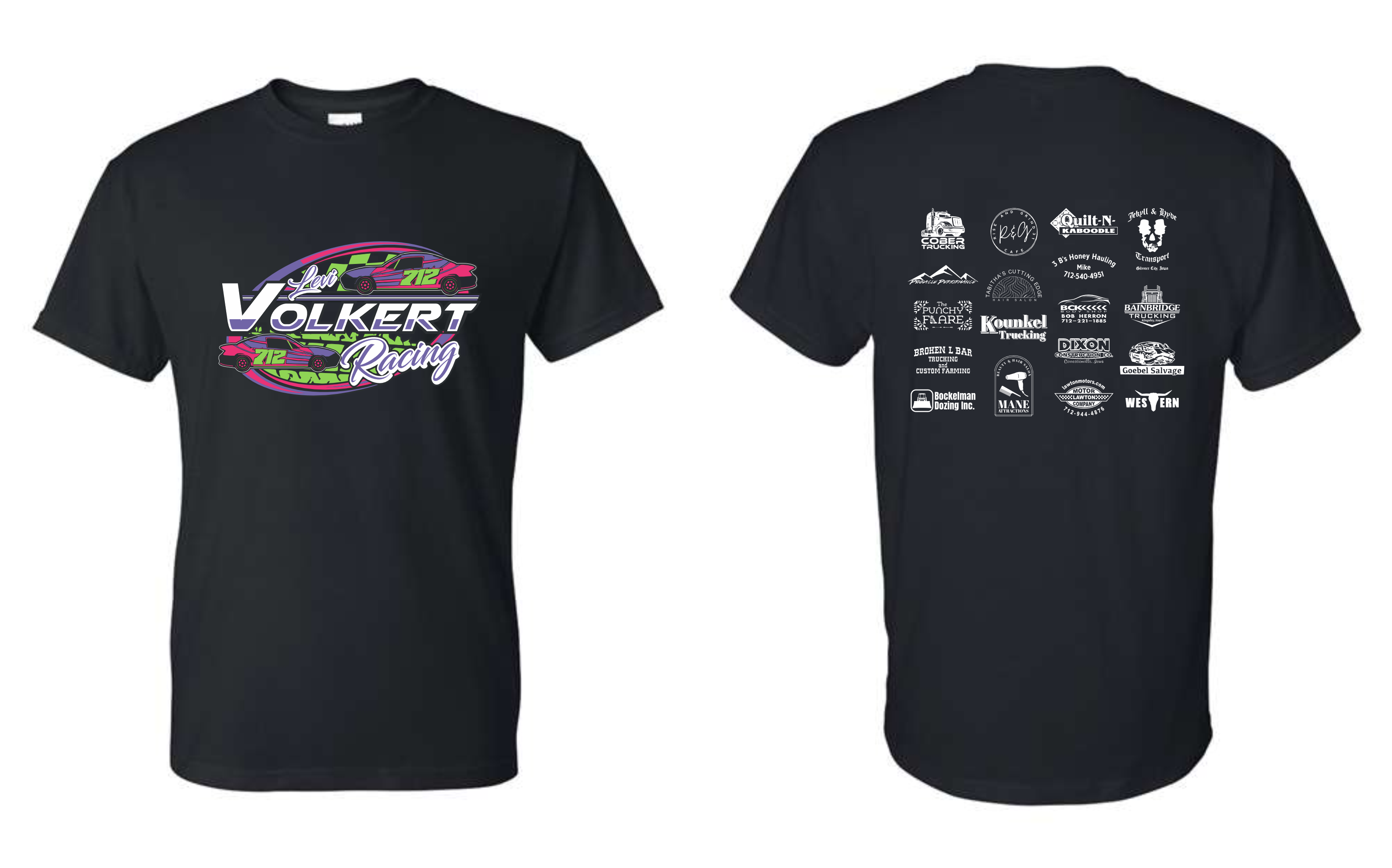 Levi Volkert Racing - Black Apparel (+ options)