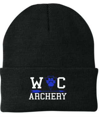 Woodbury Central Archery Apparel - Black Stocking Hat